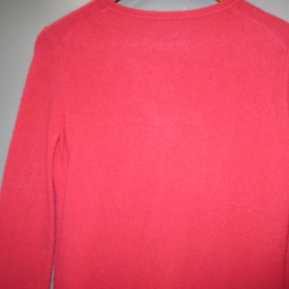 Cashmere By Charter Club Women's Sweater Size XS 100% Cashmere Red Sweater - Picture 8 of 11